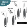 Adaptive Utensils for Seniors – Adjustable Fork and Spoon Set