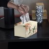 ZUXONGSY Hummingbird Leather Tissue Box Cover Rectangle Rose Tissue Holder