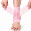 Adjustable Thin Ankle Support Brace for Running & Cycling –
