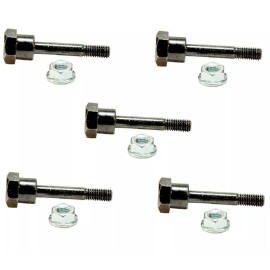 For Husqvarna, For Yamaha 5 pk Shear Bolt Pin & Nut for Husqvarna 531002513 506714001 506690001 Snowblower
