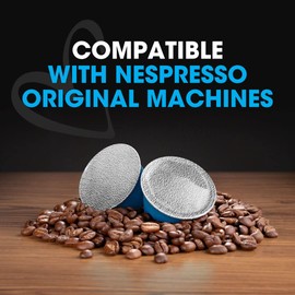 Italian Coffee Decaffeinated "DEK" capsules compatible with Nespresso machines (Decaffeinated Espresso, 30 pods)