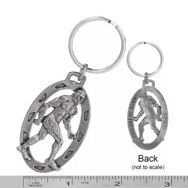 Sasquatch Full Body Keychain, A174KC, 2 Inch, Wilderness, , Nature, Gift, Metal