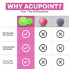 Acupoint Physical Therapy Massage Balls - Ideal for: Yoga, Deep