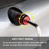 Dsycar Locking Valve Stem Caps Red (8 Pack), Anti Theft