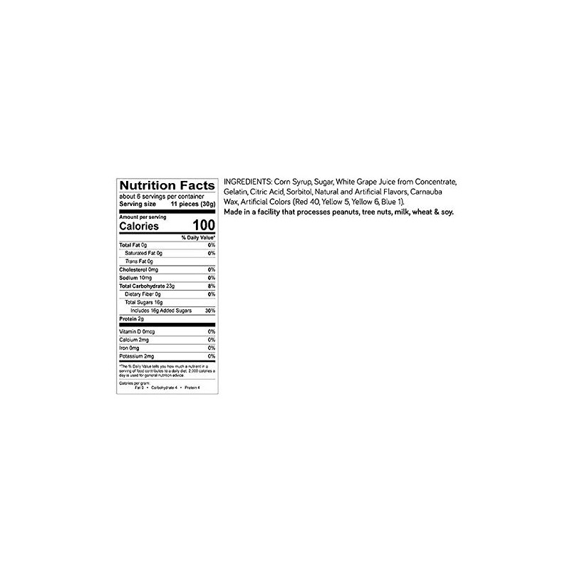 Gummy Bears Mini Cubes, 6.25oz, 12-count