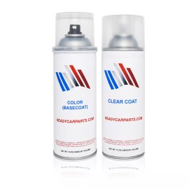 Ready Car Paints GENESIS YAC Monaco White Automotive Spray Paint - 100% OEM Color Match - Spray color & Clear coat