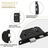 Bwintech 1 PCS Satin Nickel Bathroom Lock 65mm (2.5 Inch)