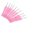 10pcs Crochet Hooks Kit Ergonomic Silicone Handles Crochet Hooks 6MM