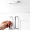 BEROSSA 10 Pack 3-3/4 Inch Polished Chrome Drawer Pulls Chrome