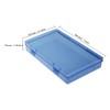 Goodma 4 Pieces Rectangular Plastic Boxes Empty Storage Organizer Containers