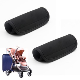 Ginhkok Handle Cover, Handle Cover, Suitcase Cover, Handles, Set of 2, Handle Protection, Soft Grip, For Strollers, Bags, Anti-Slip, Stroller, Training Equipment, Shock Absorbing, Cushion, Anti-Slip