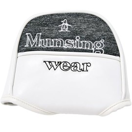 Munsing Wear MQBXJG52 Headcover, Classic Putter Cover, Variant Head, Magnetic, Golf, WH00 (white)