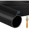 10FT Garage Door Bottom Seal Rubber 0.35'' Big P Bulb