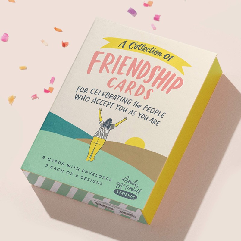 Em & Friends Friendship and Encouragement Cards, Illustrated Friendship Quotes