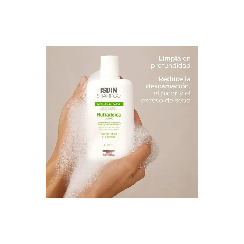 Isdin Nutradeica Shampoo Anticaspa Grasa 200ml