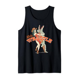 Let's Wrastle: New Orleans Bayou Cowgirl Alligator Wrestling Tank Top