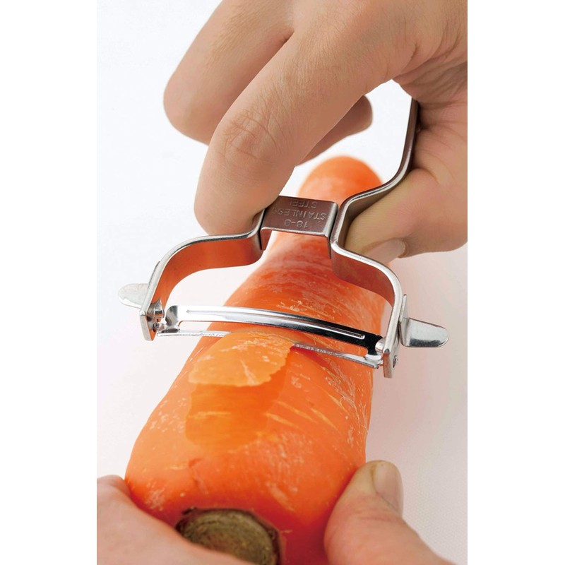Shimomura Kihan 39956 Peeler, Rapid Speed, Stainless Steel, Dishwasher Safe,