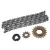 Electric Bike Sprocket Set Gold 11 Teeth Sprocket 114 Links