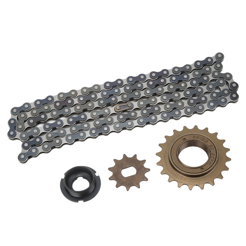 Electric Bike Sprocket Set Gold 11 Teeth Sprocket 114 Links
