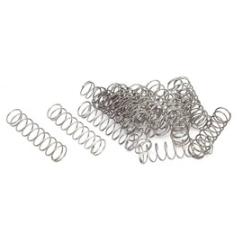 TOP-Vigor 20Pcs Compression Spring 9mm OD 0.6mm Wire Size, 35mm Free Length, Stainless Steel Extension Spring for Repairing Furniture, Toys, Cars, Mechanical and Electrical Devices