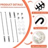 Updated W10780048 Washer Suspension Rod Kit (4pcs) with W10400895 Suspension