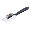 Universal Shoe Brush with Brass and Nylon Bristles - The