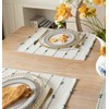 Boho Placemats Set of 4 for Dining Table Decor, Woven