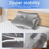 Pillow Case Cover with Zipper, Smooth Pillowcase, Soft Cervical Neck