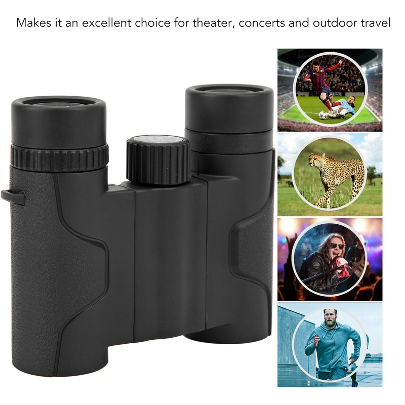 8x21 Pocket Binoculars Folding HD Optical Compact Binoculars for Bird