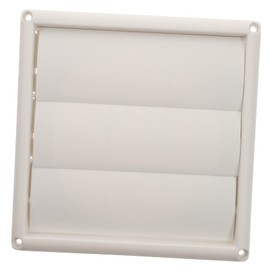 TEHAUX Louvered Outdoor Dryer Vent Cover with Fine Mesh Screen Durable Vent for Duct Keeps Out Birds Mice and Debris Easy Installation for Ventilation Systems