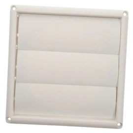 TEHAUX Louvered Outdoor Dryer Vent Cover with Fine Mesh Screen Durable Vent for Duct Keeps Out Birds Mice and Debris Easy Installation for Ventilation Systems