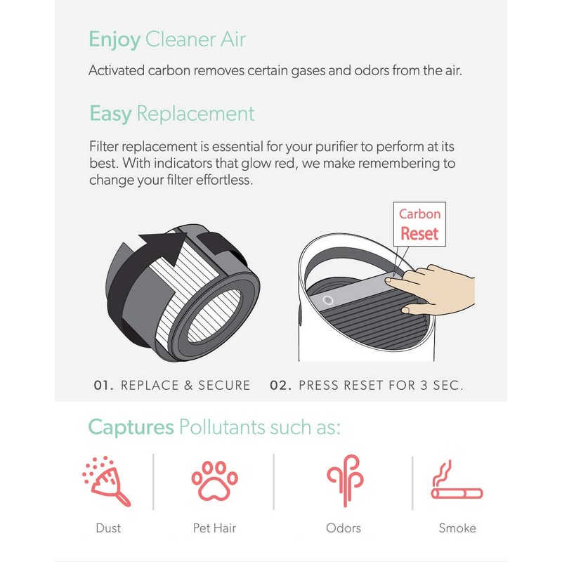 Leitz Trusens Replacement Dupont Carbon Layer for TruSens Z-2000 Air