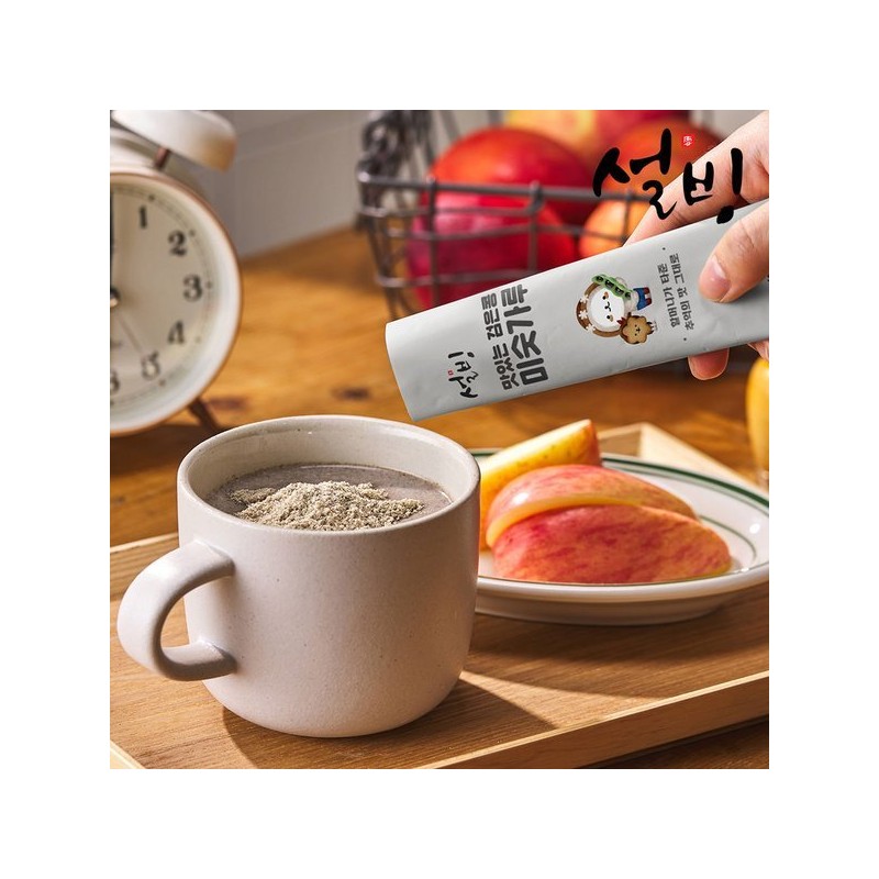 Sulbing 설빙 맛있는 검은콩 미숫가루 50개입 Seolbing Delicious Black Soybean