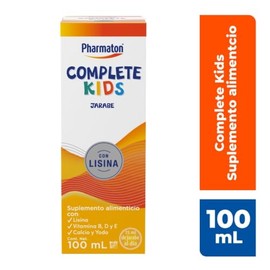Pharmaton Complete Kids Suplemento Alimenticio en Jarabe, 200 ml. Complementa las Deficiencias de Vitaminas y Minerales en Niños de 4 a 12 años
