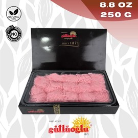 Gulluoglu Candy Floss pomegranate (Pişmaniye), Luxury Turkish Cotton Candy, Special Halva Candy 0.55lb (Pomegranate)