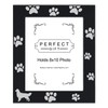 ThisWear Large Photo Frame Golden Retriever Paw Prints 8x10 Leatherette