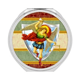 Fashion Jewelry SAINT MICHAEL ARCHANGEL ANGEL WING Pendant Silver 22" Necklace Women Ladies Men