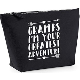 Hippowarehouse Gramps I'm Your Greatest Adventure printed make up cosmetic wash bag 18x19x9cm