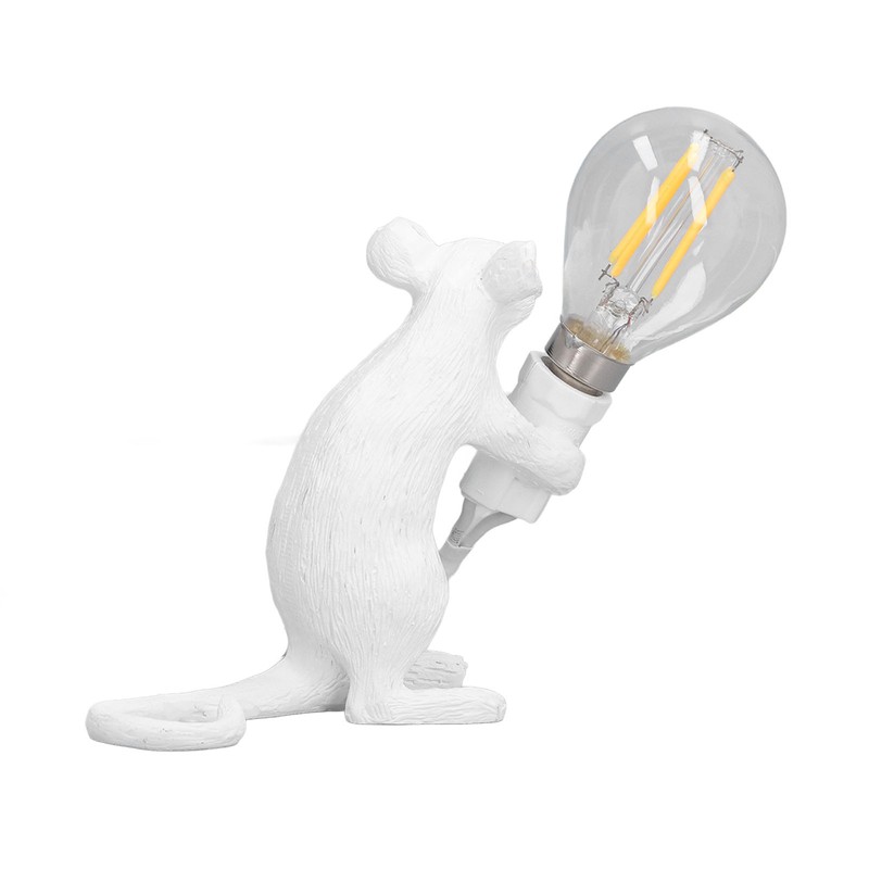 Modern Resin Mouse Lamp E12 Creative Desktop Decoration Animal Lamp