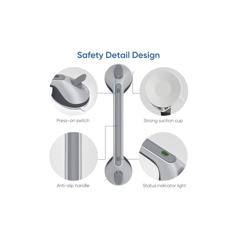 Bathroom Handles 16 inches, MAX 110 KG Handle for Bathroom