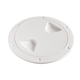 New Marine Inspektionsdeckel rund Weiß Ø 125/172 mm