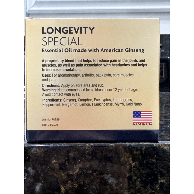 Generic LOGIVITY Essential Oil with Ginseng - Pack of 6