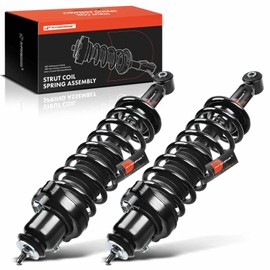 A-Premium Rear Pair (2) Complete Strut & Coil Spring Assembly Compatible with Mitsubishi Lancer 2008 2009 2010, Driver and Passenger Side