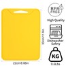 JUSTHERE Silicone Cutting Boards for Kitchen 11.8''x 8.6'', BPA Free