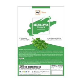 mGanna 100% Natural Neem Leaf Powder (Azadirachta Indica) – Ayurvedic Herb for Skin, Hair & Blood (0.55lbs)