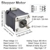 JYUDAUFU Nema 17 42 × 48mm Stepper Motor DC 12V