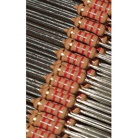 SNS 2.2K ohm 2K2 1/4 Watt Carbon Film Resistor 5% Tolerance Pack of 10
