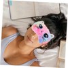 Gatuida 2 Pcs Cute Cat Plush Sleeping Mask Soft Eye