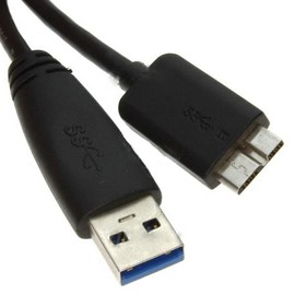 Micro USB 3.0 Cable,Gleewin USB 3.0 A to Micro B Cord,Hard Drive Cable,3ft/1m