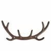 Esschert Design Rustic Cast Iron Antler Hooks DB76, Brown, 4.5"H